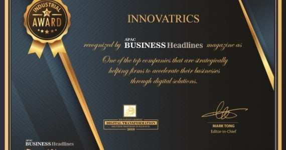 Innovatrics Included in the 10 Fastest Growing Digital Transformation Solution Providers in 2019